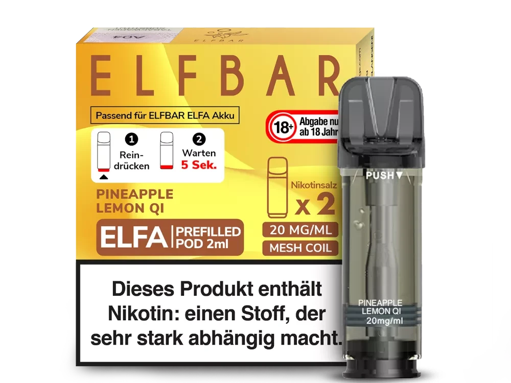 ELFBAR ELFA Pod 2er Pack 20mg/ml - verschiedene Sorten Elfbar